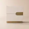 50 cm Smart 2-Drawer Bedside Table with Sintered Stone Top & Charging Station – AUD-H2557