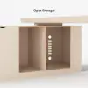 Modern 180 cm L-Shaped Whitewash Executive Desk with Left Hand Return