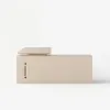 Modern 180 cm L-Shaped Whitewash Executive Desk with Left Hand Return