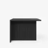 Modern 127 cm Matte Sintered Stone Kitchen Island with Storage, Black – 120cm