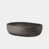 48cm Oval Ceramic Bathroom Sink – Matte Glazed Vessel Sink