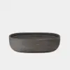 48cm Oval Ceramic Bathroom Sink – Matte Glazed Vessel Sink