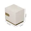 50 cm Smart 2-Drawer Bedside Tables with Sintered Stone Tops & Charging Stations, Set of 2