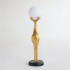Modern Resin Deer Floor Lamp with Remote Control – 76cm Tall with Light-Up Ball – 28cm