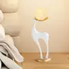 Modern Resin Deer Floor Lamp with Remote Control – 76cm Tall with Light-Up Ball – 29cm
