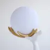 Modern Resin Deer Floor Lamp with Remote Control – 76cm Tall with Light-Up Ball – 29cm