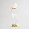 Modern Resin Deer Floor Lamp with Remote Control – 76cm Tall with Light-Up Ball – 29cm