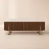 Grovyn 120 cm Fluted Lift-Top Coffee Table with 2 Drawers
