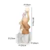 75 cm Resin Elephant Sculpture with Rechargeable LED Ball with Remote