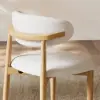 Modern PU Leather Dining Chair with Rubber Wood Legs, 1 Piece – AUD-H2589