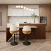 Modern 205 - 285 cm Extendable Matte Sintered Stone Kitchen Island with Storage, Walnut