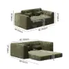 Picture of 210 cm Queen Chenille Fully Compressed Fold-Down Sleeper Sofa