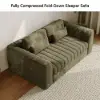 Picture of 210 cm Queen Chenille Fully Compressed Fold-Down Sleeper Sofa