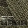 Picture of 210 cm Queen Chenille Fully Compressed Fold-Down Sleeper Sofa