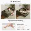 Picture of 210 cm Queen Chenille Fully Compressed Fold-Down Sleeper Sofa