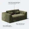 Picture of 210 cm Queen Chenille Fully Compressed Fold-Down Sleeper Sofa