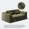 Picture of 210 cm Queen Chenille Fully Compressed Fold-Down Sleeper Sofa