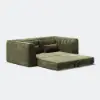 Picture of 210 cm Queen Chenille Fully Compressed Fold-Down Sleeper Sofa