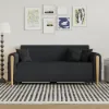 183 cm Queen 2-Seater Linen Convertible Sleeper Sofa