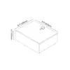 Lumio Floating Smart Nightstand with Charging Station & Light, Set of 2