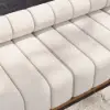 Resaro Teak Wood Deep-Seat 3-Seater Outdoor Sofa