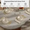 Fluve 200 - 2 cm Extendable Oval Concrete Grey Dining Table, Seats 6-8