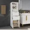 Aro 59" Freestanding Bathroom Storage Cabinet with Shelves, Drawers & Doors