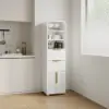 Aro 59" Freestanding Bathroom Storage Cabinet with Shelves, Drawers & Doors