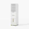 Aro 59" Freestanding Bathroom Storage Cabinet with Shelves, Drawers & Doors