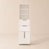 Aro 59" Freestanding Bathroom Storage Cabinet with Shelves, Drawers & Doors