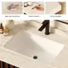 Aura 36" Fluted Freestanding Bathroom Vanity with Sink and Light