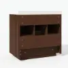 Aura 36" Fluted Freestanding Bathroom Vanity with Sink and Light