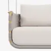 Picture of Costra Aluminium and Handwoven Rope Outdoor Hanging Swing Chair Single Seater