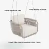 Picture of Costra Aluminium and Handwoven Rope Outdoor Hanging Swing Chair Single Seater
