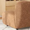 40 cm Performance Boucle Upholstered Curved Slipper Accent Chair – AUD-H2646
