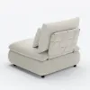 36" Chenille Slipper Accent Chair with Hidden Storage & Removable Backrest – AUD-H2647