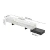 87"-106" Extendable TV Stand with Sintered Stone Top & 5 Drawers