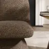 45 cm Performance Boucle Upholstered Swivel Slipper Accent Chair – AUD-H2661