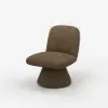 45 cm Performance Boucle Upholstered Swivel Slipper Accent Chair – AUD-H2661