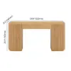 Modern Natural Standing Computer Desk & Upholstered Swivel Task Chair Set (59.8")