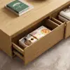 Fero TV Stand Set of Wood Natural Extendable TV Stand & Rectangular Coffee Table – AUD-H2684