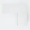 Modern 60" L-Shaped Matte Warm White Executive Desk with Drawers, Rotating Design