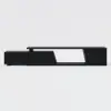 Fero TV Stand Set of Wood Black Extendable TV Stand & Rectangular Coffee Table – AUD-H2689