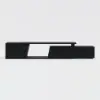Fero TV Stand Set of Wood Black Extendable TV Stand & Rectangular Coffee Table – AUD-H2690