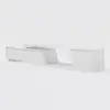 Fero TV Stand Set of Wood White Extendable TV Stand & Rectangular Coffee Table – AUD-H2692