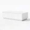 Fero TV Stand Set of Wood White Extendable TV Stand & Rectangular Coffee Table – AUD-H2693