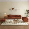 Axial 3-Piece Sofa Set of Chaise Sofa with Ottomans & Accent Chair – AUD-H2694