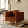Axial 3-Piece Sofa Set of Chaise Sofa with Ottomans & Accent Chair – AUD-H2694