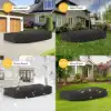 Picture of Tevara Single Sand Teak & Aluminium Adjustable Outdoor Chaise Lounge with Black Cover