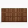 Aura 150 cm Walnut and Sintered Stone 6-Drawer Lighted Dresser